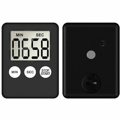 4 Pcs Large LCD Digital Kitchen Timer