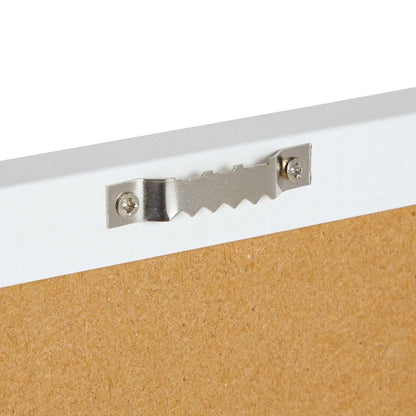 Decorative Cork Board for Walls with White Frame