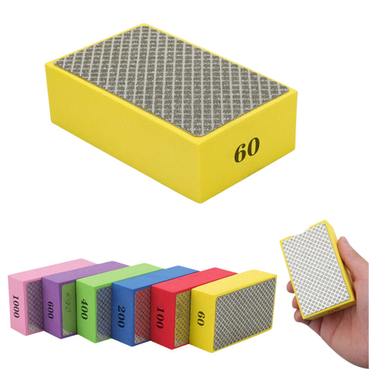 6-Pack Diamond Polishing Pads Sanding Blocks