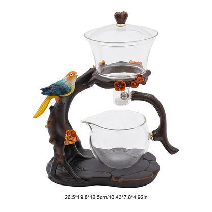 Automatic Drip Glass Tea Set