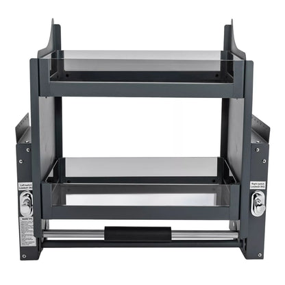 24-Inch Pull-Down Cabinet Shelf Wall Mount Storage Organizer