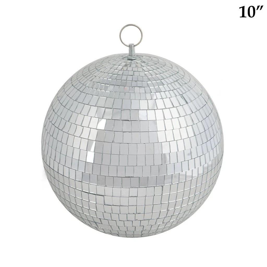 Home Collection 2 Pack 10" Hanging Disco Mirror Balls