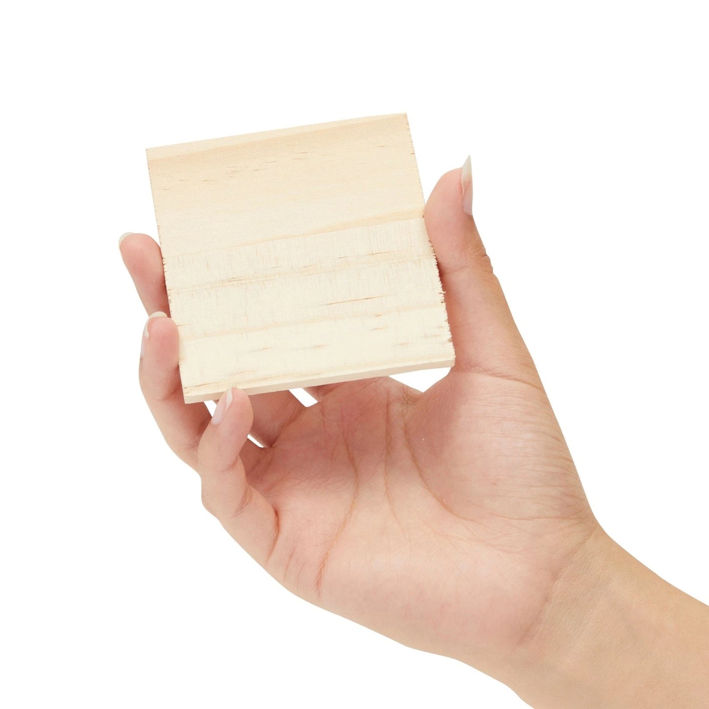 15 Pcs Unfinished Wooden Square Cutouts