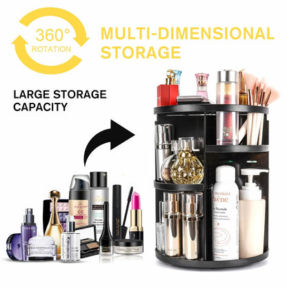 360° Rotating Makeup Organizer