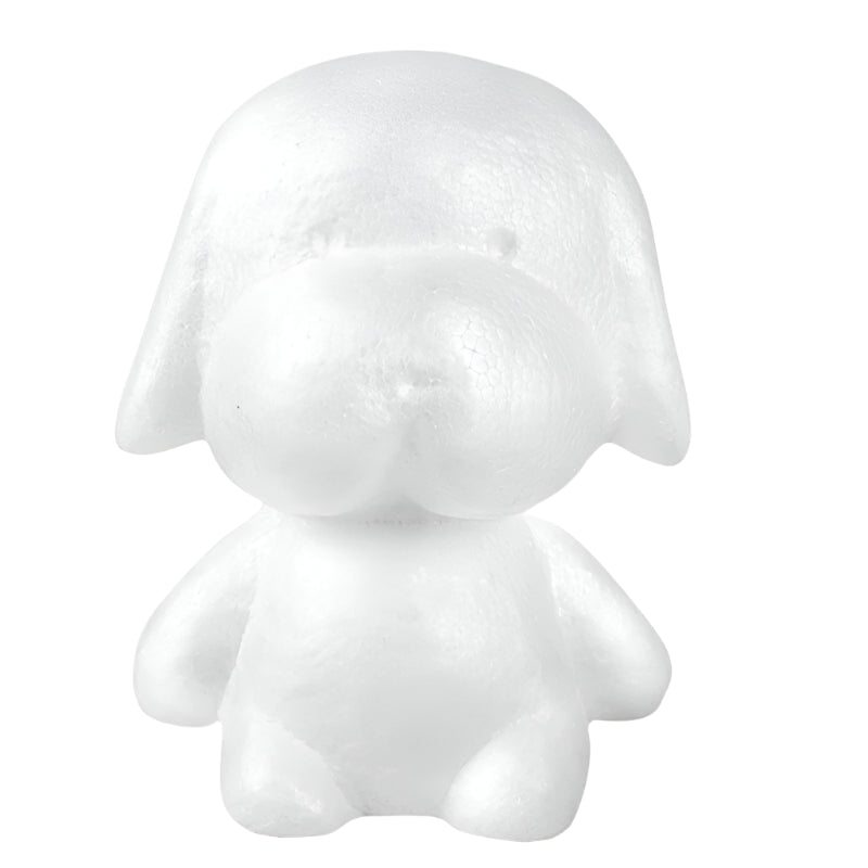 Home Collection 3D Puppy Craft Foam 12" White
