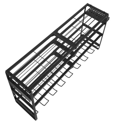 4-Layer Heavy-Duty Metal Power Tool Rack Organizer