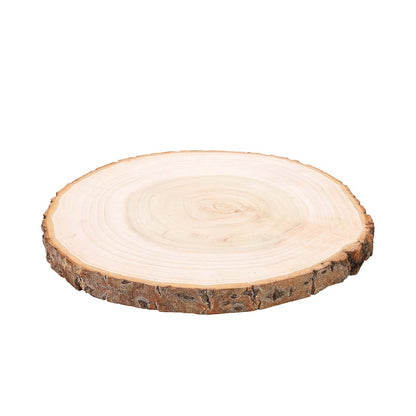 Home Collection 11–15" Natural Round Poplar Wood Slices – Rustic Wedding Centerpieces & Craft