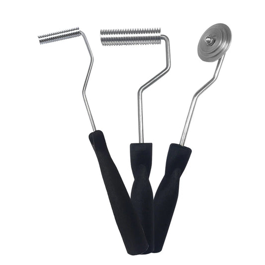 3-Piece Fiberglass Bubble Paddle Laminating Roller Tool Kit
