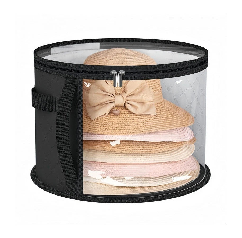 7-Hat Capacity Foldable Hat Organizer with Clear Window