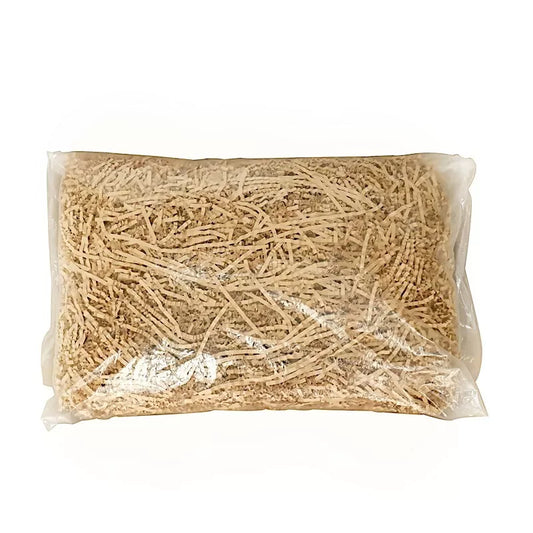 Natural 8 oz Crinkle Cut Kraft Paper Shreds