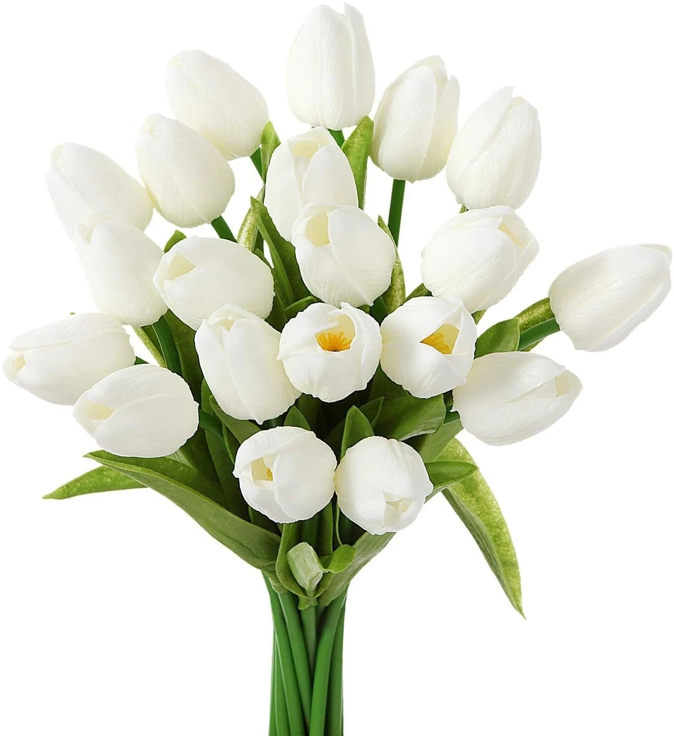 Home Collection 10-Pack Artificial Tulips Real Touch Silk Flowers