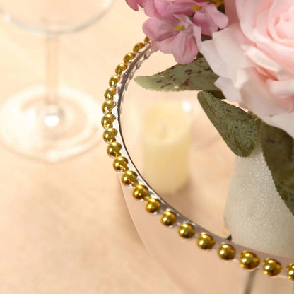Clear Pedestal Bowl Glass Flower Vase