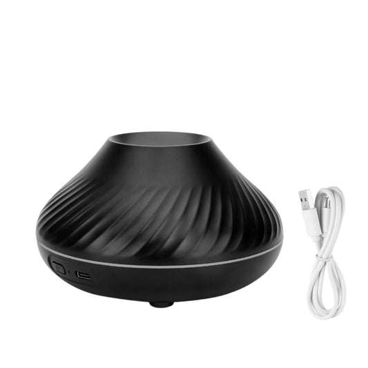 Essential Oil Ultrasonic Humidifier with 7-Color Flame Light