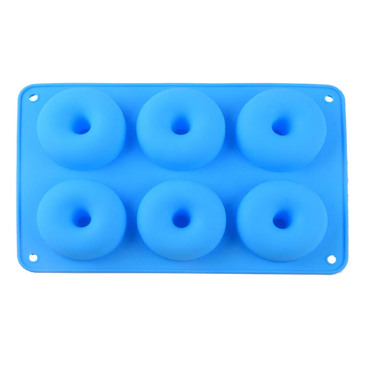 2-Pack Silicone Donut Molds Blue