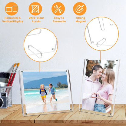 4Pcs Acrylic Photo Frames