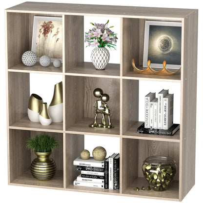 Home Collection 9 Cube Storage Organizer Bookshelf