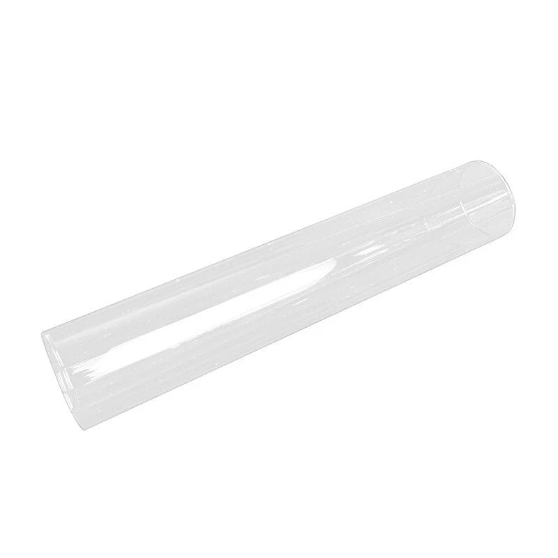 Home Collection 2-Pack 10" Clear Glass Cylinder Hurricane Candle Shades