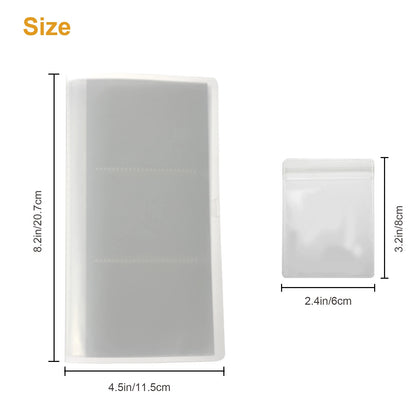 50PCS Clear Jewelry Organizer Storage Bag