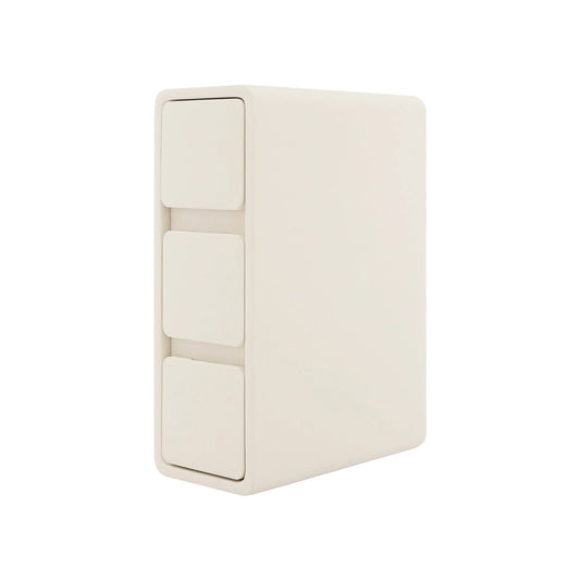 Nightstand Bedside Table with Drawers – Small Narrow Design