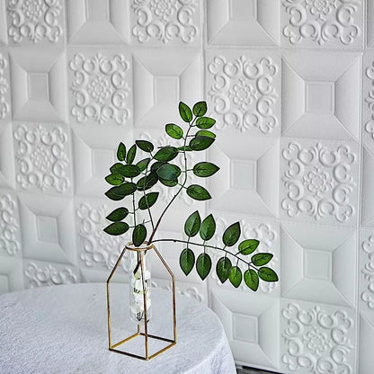 White 3D Self Adhesive Foam Wall Panels