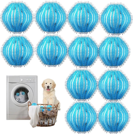 10× Reusable Pet Hair Remover Laundry Balls