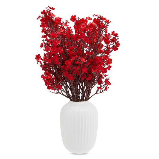 6-Pack Silk Artificial Baby's Breath Flowers with Stem – 20 Inches