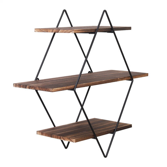 Heavy Duty 3-Tier Floating Wall Shelf