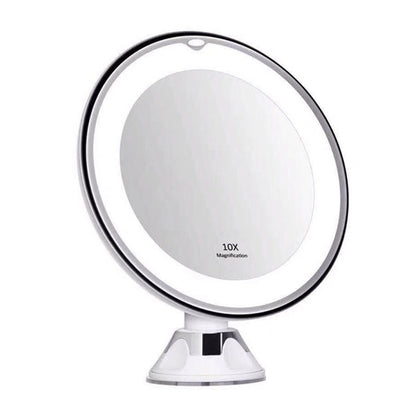 Home Collection 10X Magnifying Lighted Makeup Mirror
