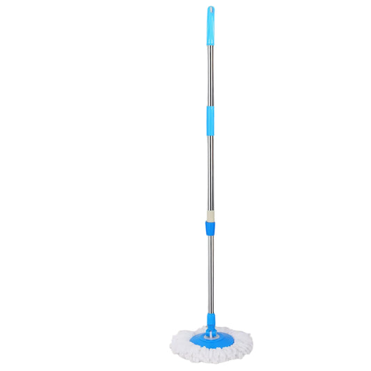 360° Spinning Mop Handle Replacement with 2 Microfiber Mop Heads