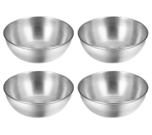 8Pcs Stainless Steel Sauce Dish Set