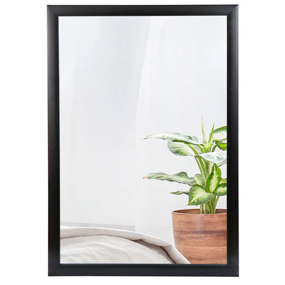Home Collection 24" x 36" Rectangular Wall Mirror with Black Frame