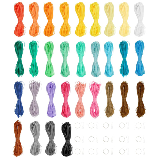 31-Color Lanyard Gimp String Boondoggle Kit