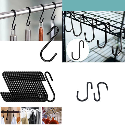 100-Pack Heavy Duty Stainless Steel S Hooks
