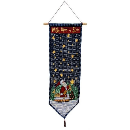 Santa Claus “Wish Upon a Star” Wall Tapestry