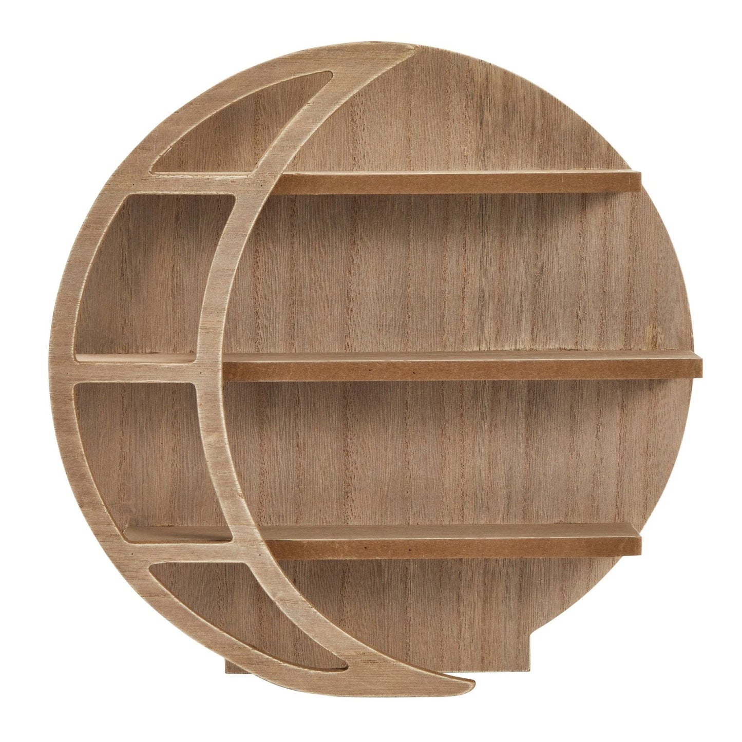 Wood Crystal Display Shelf