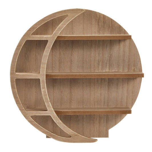 Wood Crystal Display Shelf