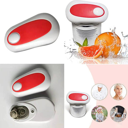 2 Pcs Electric Can Opener – Smooth Edge Automatic Kitchen Tool