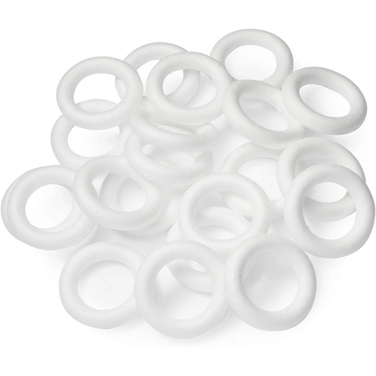 24-Pack Round Foam Circle Rings