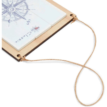 Nautical Wall Decor – Rustic Wooden Signs with Rope