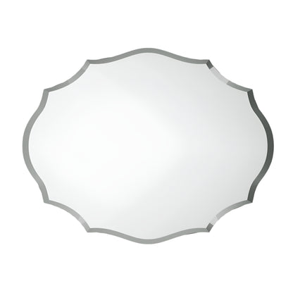 HD Frameless Asymmetrical Beveled Wall Mirror