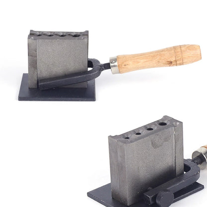 Reversible Jewelry Ingot Mold with 4 Holes