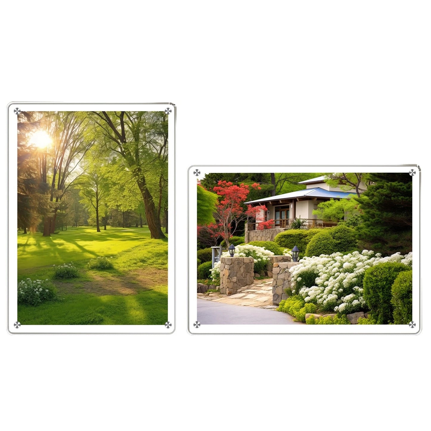 4Pcs Acrylic Photo Frames