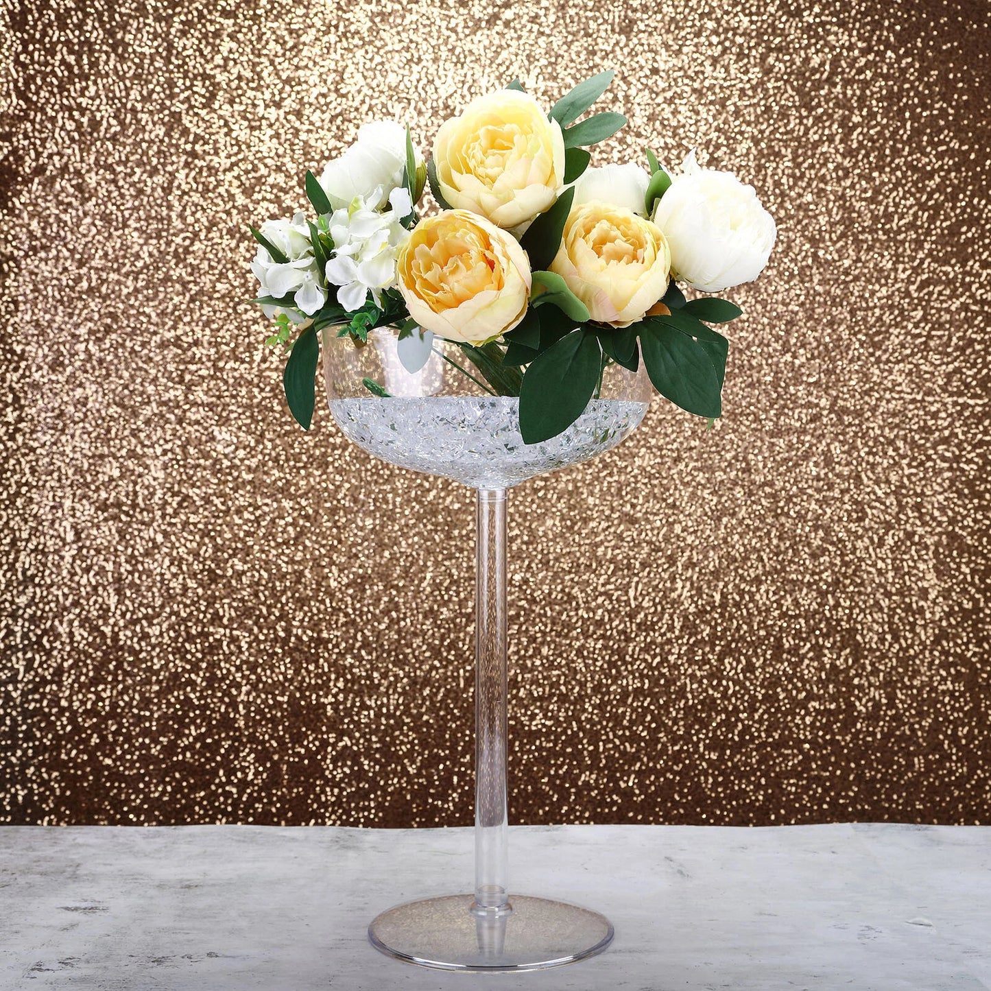 Home Collection 18" Clear Plastic Vases