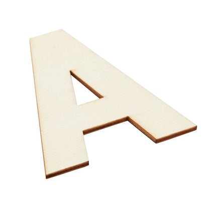 88-Piece Unfinished Wooden Alphabet Letters Set