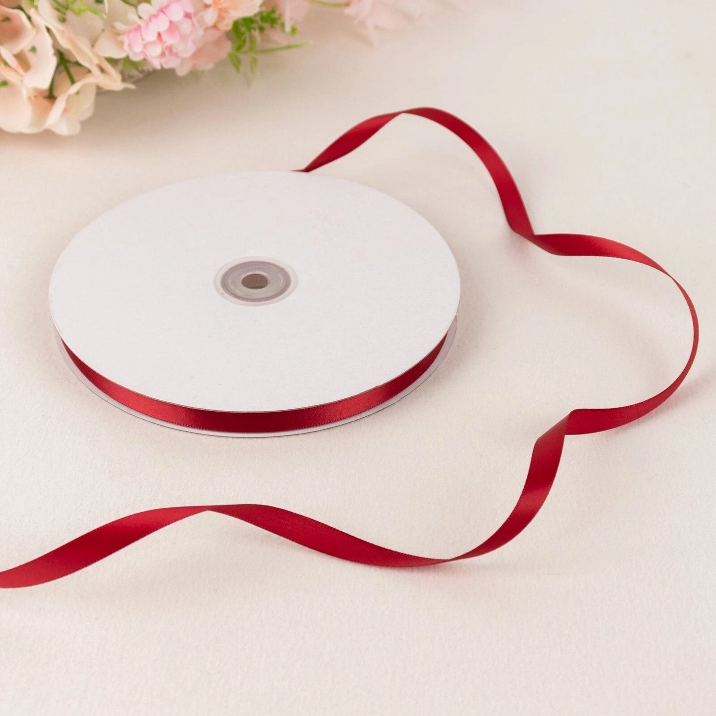 Home Collection 3/8" x 100 Yards Satin Single-Sided Ribbon