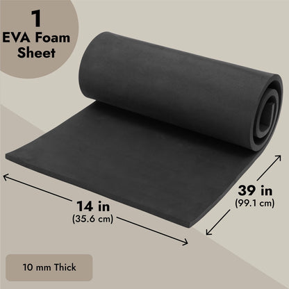 Black High Density Cosplay EVA Foam Sheet