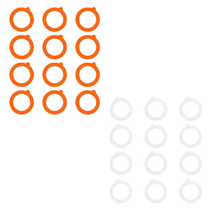 24–48 Pcs Silicone Jar Gaskets