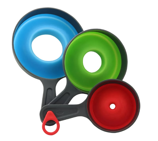 3 Pcs Collapsible Kitchen Funnel Set