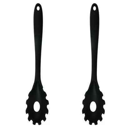 2-Pack Silicone Pasta Forks Black