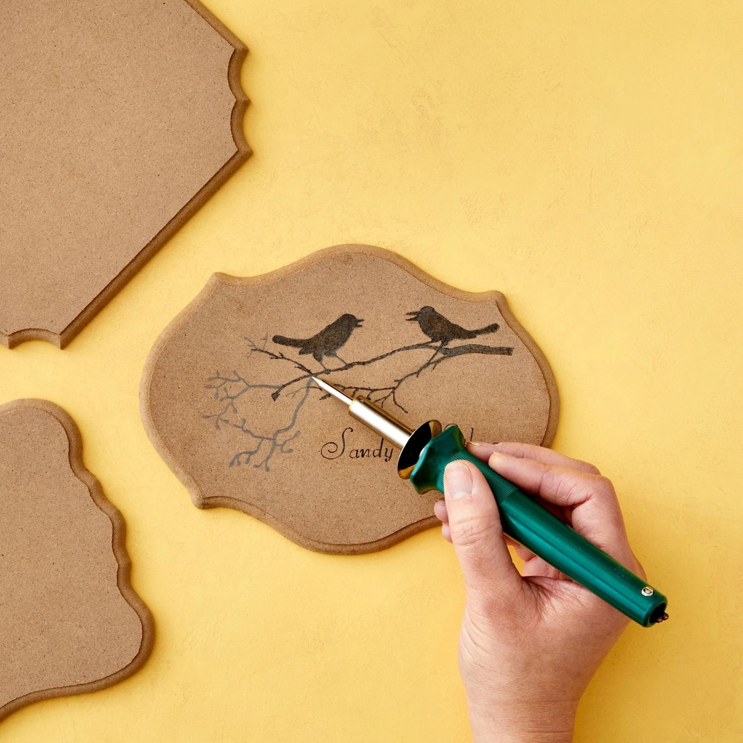 12-Pack Unfinished Wooden Plaques